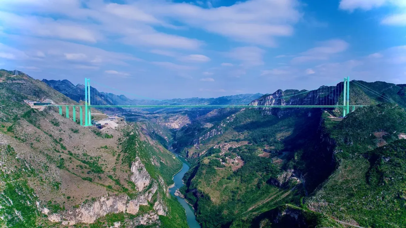 huajiang canyon bridge 