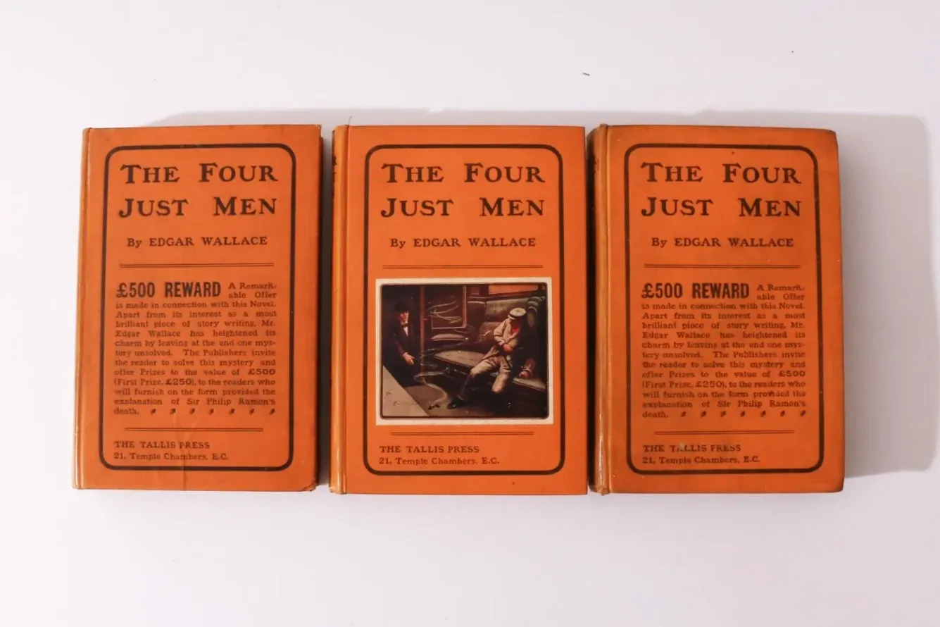 Edgar Wallace - The Four Just Men - The Tallis Press, 1905, Signed First Edition