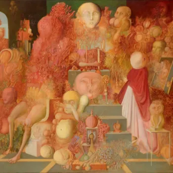 Ljubomir Ljuba Popović REKVIJEM, 1965-1966. ulje na platnu, 140 x 190 cm